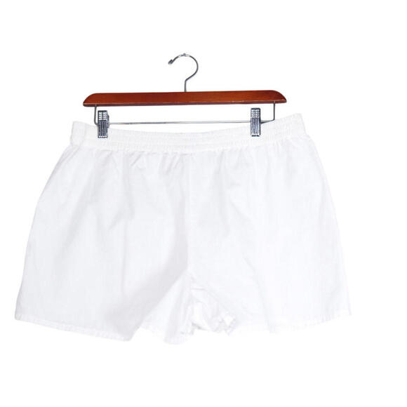 Sunday Best Aritzia Womens Large White Eva 3 Inch Cotton Poplin Shorts Sun-deh - Picture 12 of 15